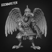 Vulture Warriors - Goonmaster | Vengeful Vultures | Miniature | D&D | Wargaming | Roleplaying Games | 32mm | Mercenary