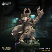 Cassian the Templar - Crippled God Foundry - Mechanus Zombies | 32mm | Scifi | Power Armor | Battle Brother | Knight