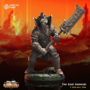 Fire Giant Guardians - Crippled God Foundry - Realm of Fire | 32mm | Champion | Fighter | Warrior | Knight