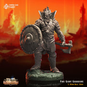 Fire Giant Guardians - Crippled God Foundry - Realm of Fire | 32mm | Champion | Fighter | Warrior | Knight