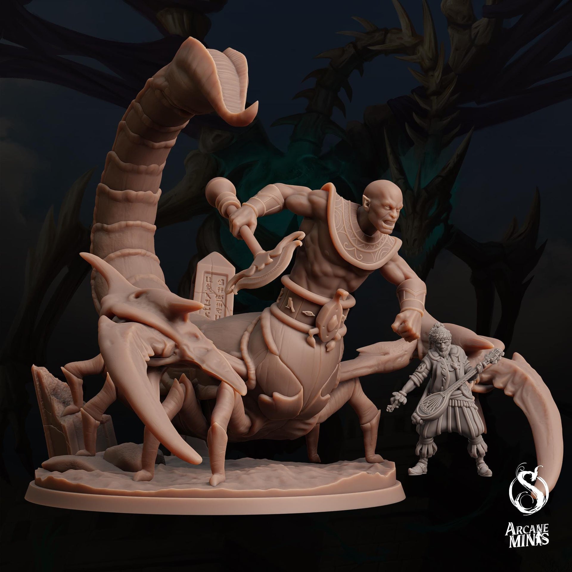 Scorpion Virex - Arcane Minis | Tomb of Extinction | 32mm | Centaur | Guard | Champion