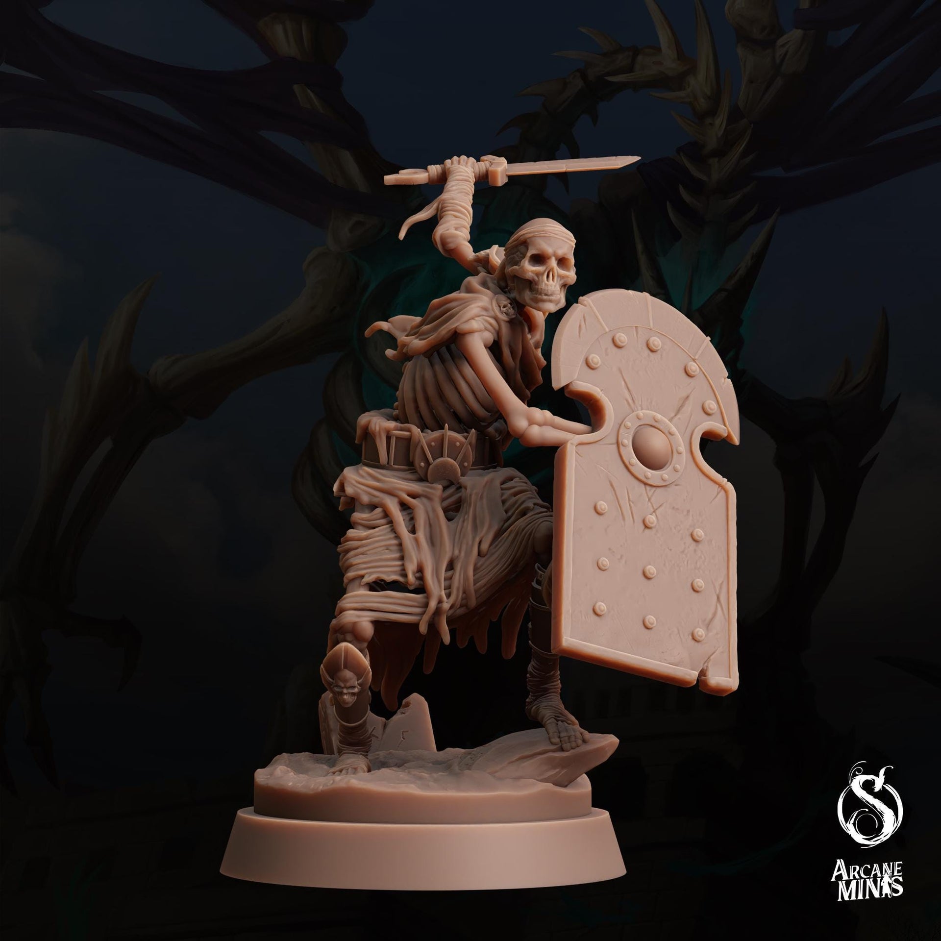 Skeleton Warriors Bowmen - Arcane Minis | Tomb of Extinction | 32mm | Archer | Egypt