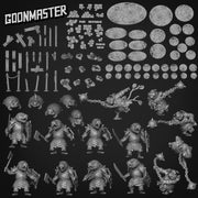 Ballhogs, Pig Folk Berserkers - Goonmaster | Malevolant Mole Rats| Miniature | Wargaming | Roleplaying Games | 32mm