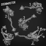 Ballhogs, Pig Folk Berserkers - Goonmaster | Malevolant Mole Rats| Miniature | Wargaming | Roleplaying Games | 32mm