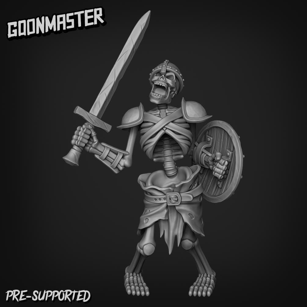 Swamp Skeleton - Goonmaster | Miniature | Wargaming | Roleplaying Games | 32mm | Knight | Corpse