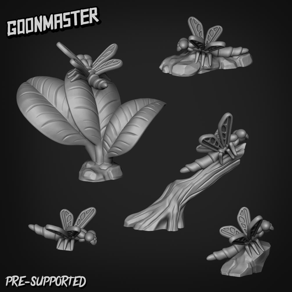 Dragonfly - Goonmaster Basing Bits | Miniature | Wargaming | Roleplaying Games | 32mm | Basing Supplies | Swamp | Jungle