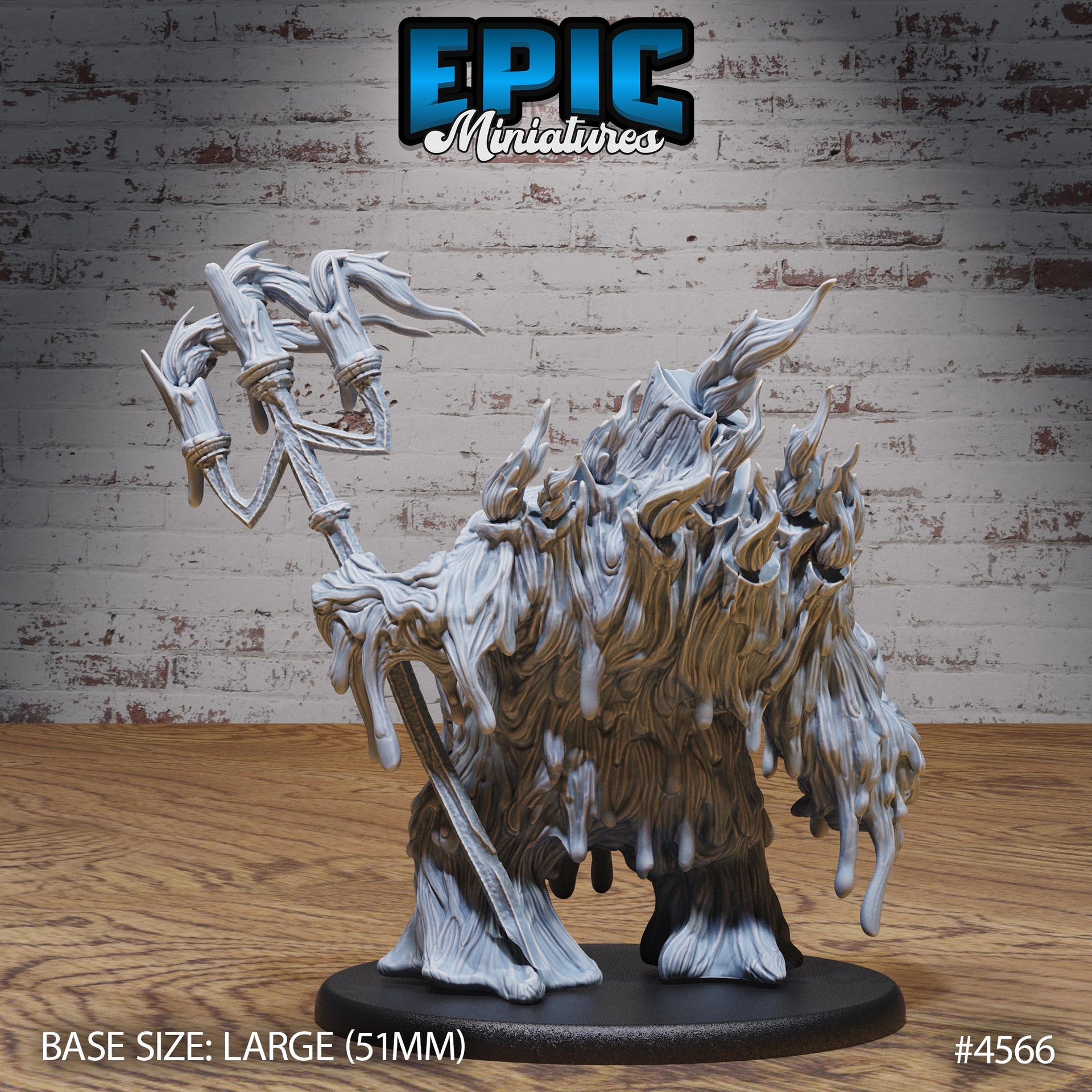 Candle Wax Golem - Epic Miniatures | Vampire Invasion | 28mm | 32mm | Construct | Demon