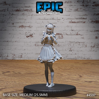 Tiefling Maid - Epic Miniatures | Vampire Invasion | 28mm | 32mm | Demon | Servant