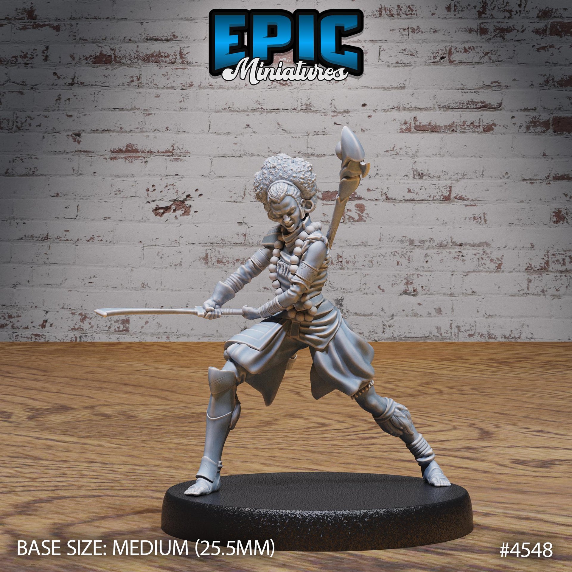 Safari Fighter Player Character - Epic Miniatures | Safari Tour | 28mm | 32mm | Adventurer | Scout