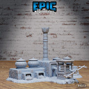 Safari Building - Epic Miniatures | Safari Tour | 28mm | Village | Watch Tower | Forge