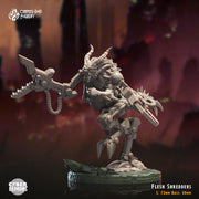 Flesh Shredders, Demon Cyborgs - Crippled God Foundry - Cyber Demons | 32mm | Scifi | Hell | Devil | Robot