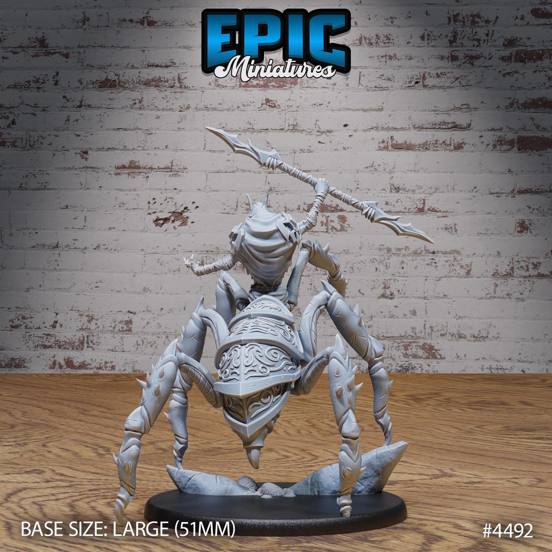 Dark Elf Spider - Epic Miniatures | Deep Dark Caves | 28mm | 32mm | Fighter | Mutant