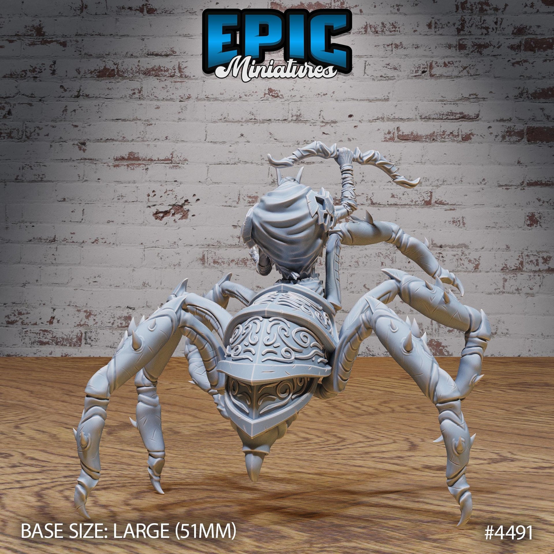 Dark Elf Spider - Epic Miniatures | Deep Dark Caves | 28mm | 32mm | Fighter | Mutant