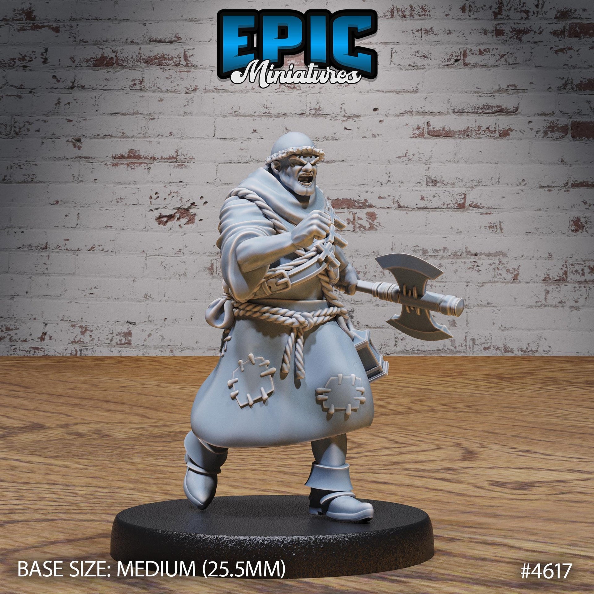 Cleric Monk - Epic Miniatures | Faith Defender | 28mm | 32mm | Villager | Inquisitor | Priest