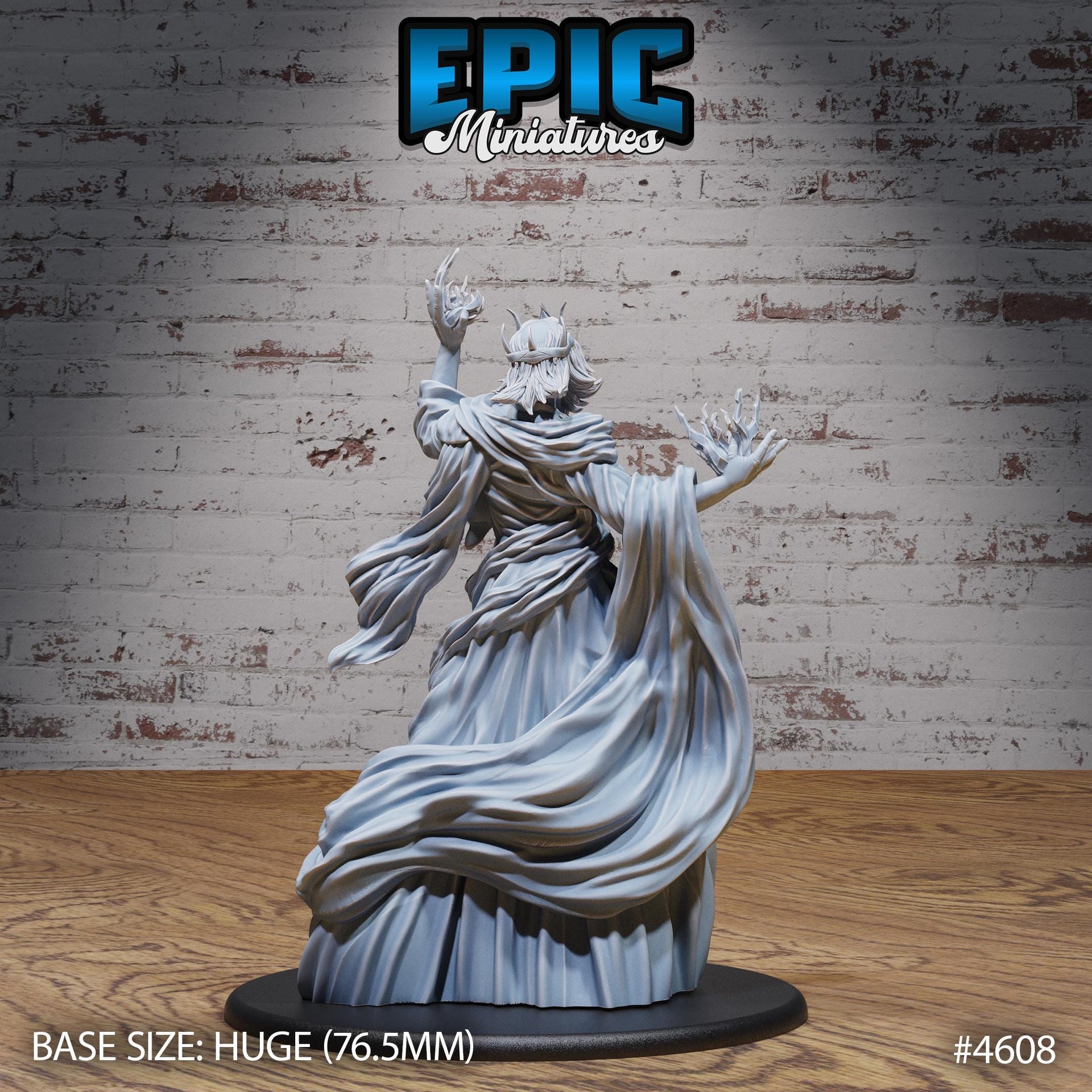 White God Avatar - Epic Miniatures | Faith Defender | 28mm | 32mm | Diety | Lord | Huge