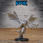 Draconic Demon Gold - Epic Miniatures | Faith Defender | 28mm | 32mm | dragon | Lizardfolk