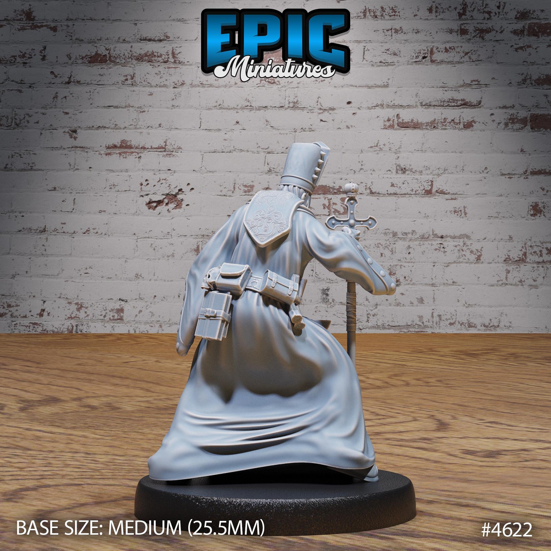 Fallen Bishop - Epic Miniatures | Faith Defender | 28mm | 32mm | Villager | Inquisitor | Priest