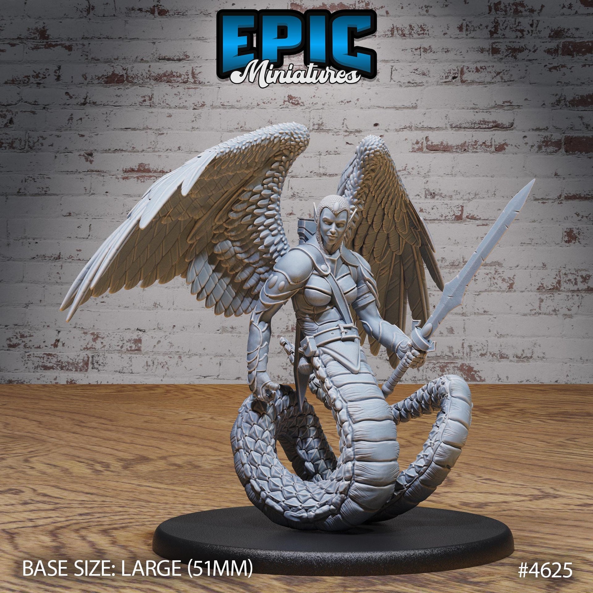 Holy Serpent - Epic Miniatures | Faith Defender | 28mm | 32mm | Angel | Biblical