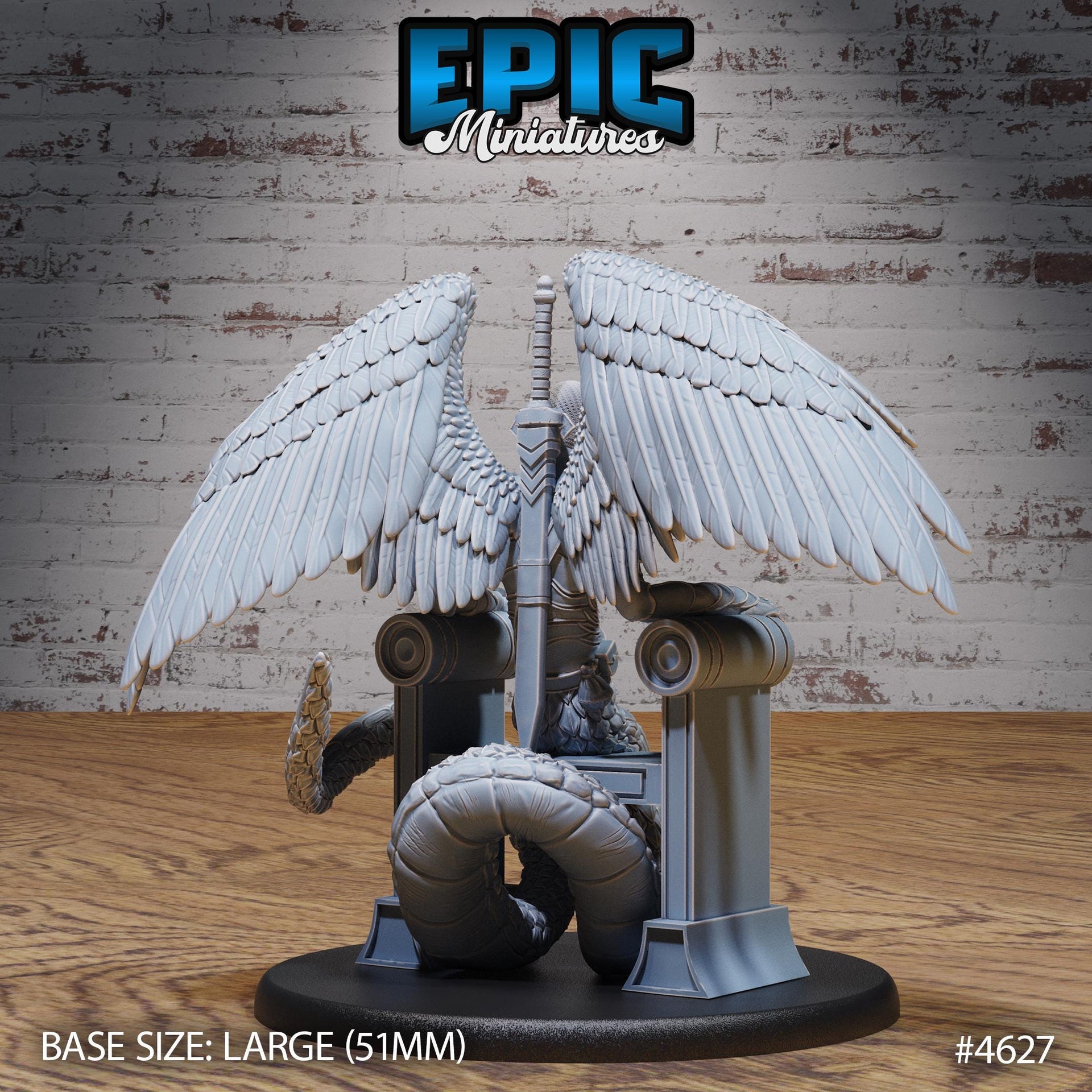 Holy Serpent - Epic Miniatures | Faith Defender | 28mm | 32mm | Angel | Biblical