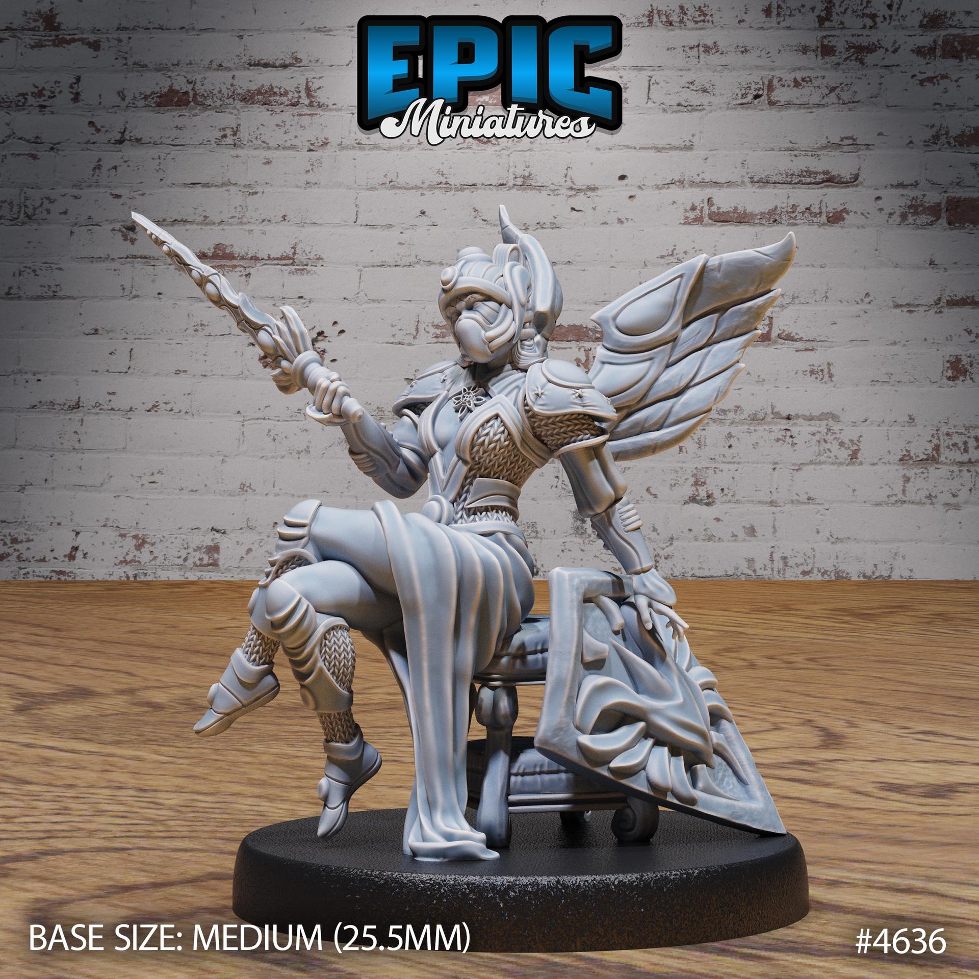 Astral Deva - Epic Miniatures | Faith Defender | 28mm | 32mm | Paladin | Angel | Knight