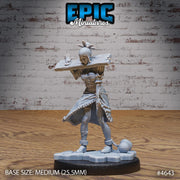 Captured Witch - Epic Miniatures | Faith Defender | 28mm | 32mm | Prisoner | Sorcerer