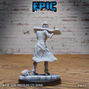 Captured Witch - Epic Miniatures | Faith Defender | 28mm | 32mm | Prisoner | Sorcerer