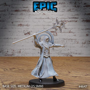 White Priest - Epic Miniatures | Faith Defender | 28mm | 32mm | Paladin | Cleric