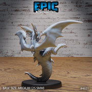 Light Dragon Wyrmling - Epic Miniatures | Faith Defender | 28mm | 32mm | Playing | Flying