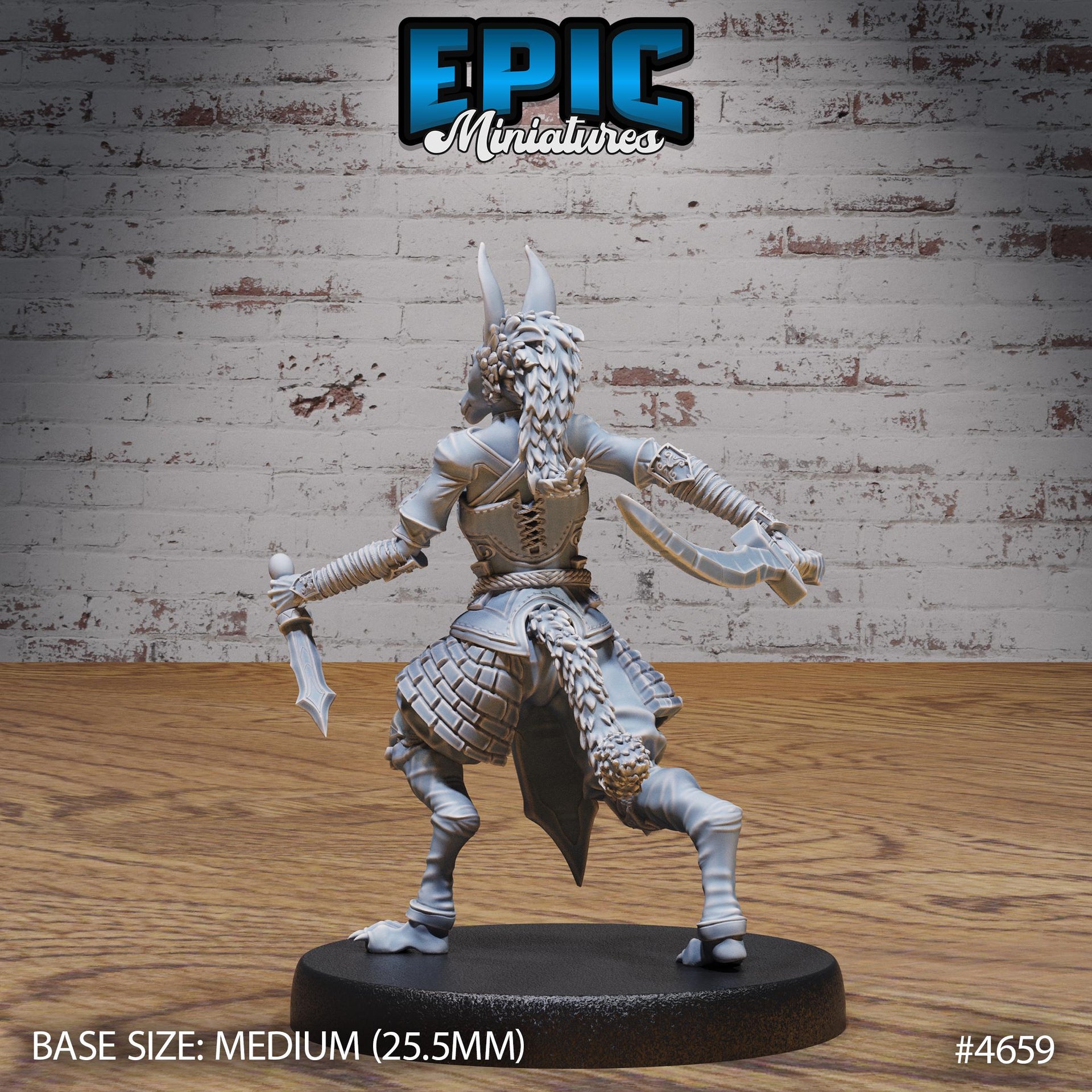 Jackalwere Female - Epic Miniatures | Beast Hunt | 28mm | 32mm | Egypt | Hyena | Jackalfolk