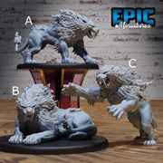 Sabertooth Beast - Epic Miniatures | Beast Hunt | 28mm | 32mm | Dire Tiger