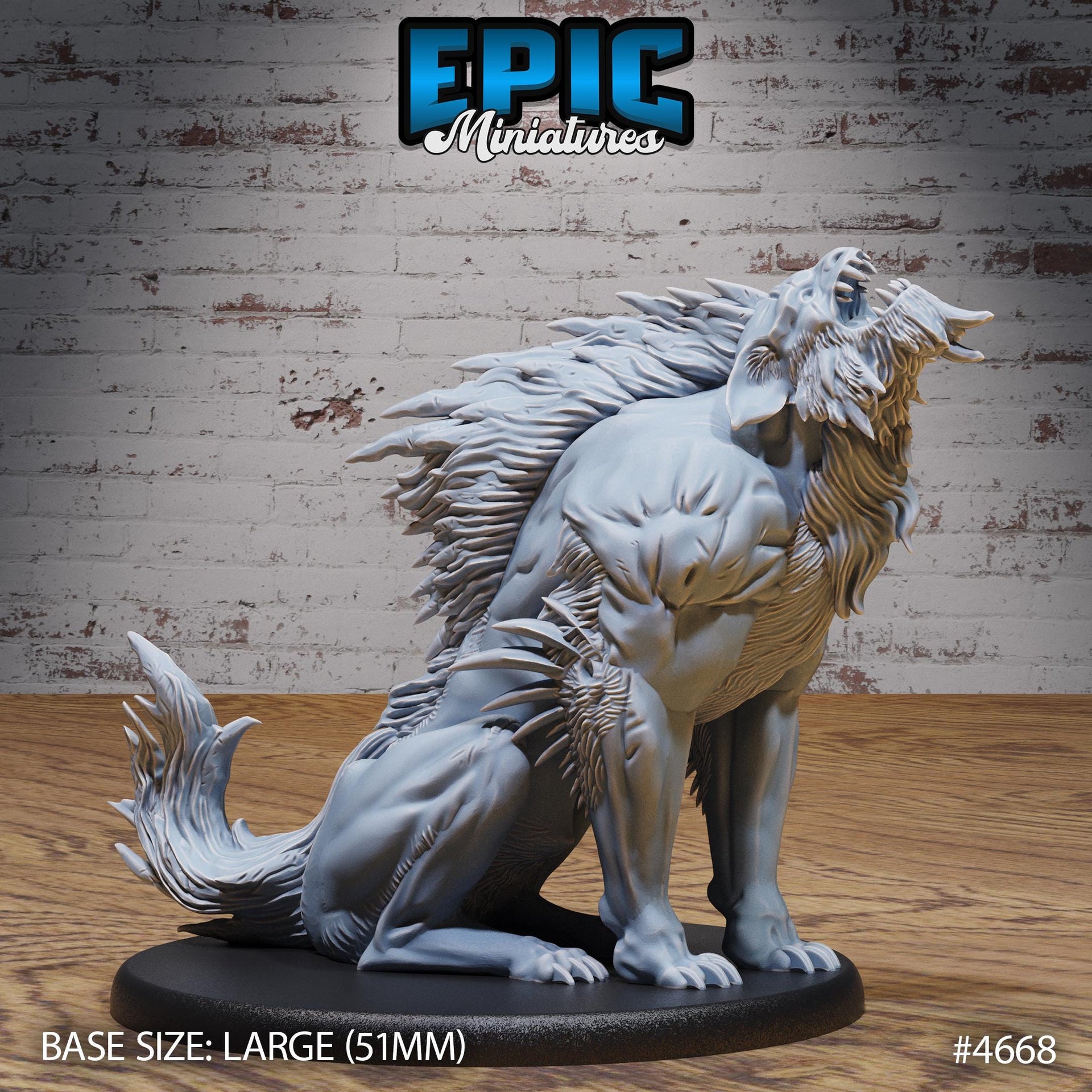 Warg Beast - Epic Miniatures | Beast Hunt | 28mm | 32mm | Dire Tiger