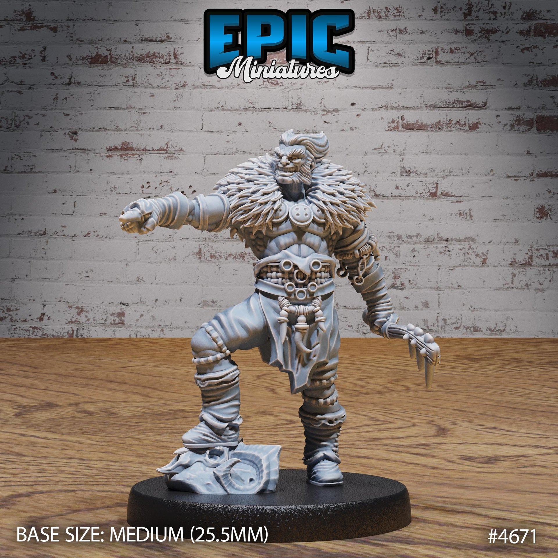 Beast Master - Epic Miniatures | Beast Hunt | 28mm | 32mm | Barbarian | Fighter