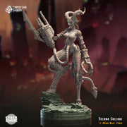 Techo Succubi, Demon Assassins- Crippled God Foundry - Cyber Demons | 32mm | Scifi | Hell | Devil | Cyborg