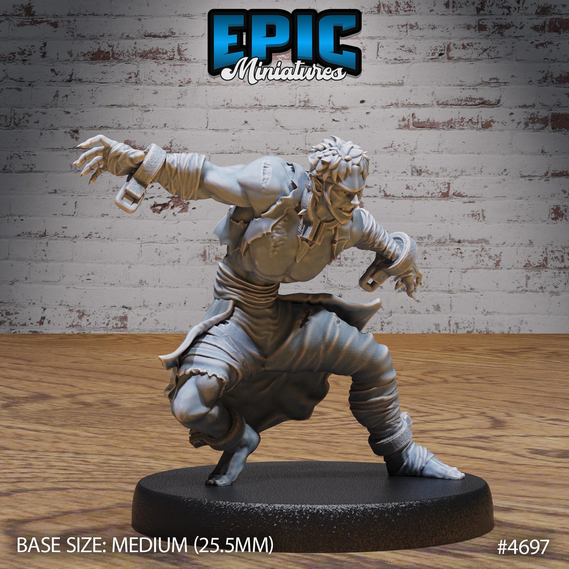 Savage Escapee - Epic Miniatures | Beast Hunt | 28mm | 32mm | Prisoner | Fighter