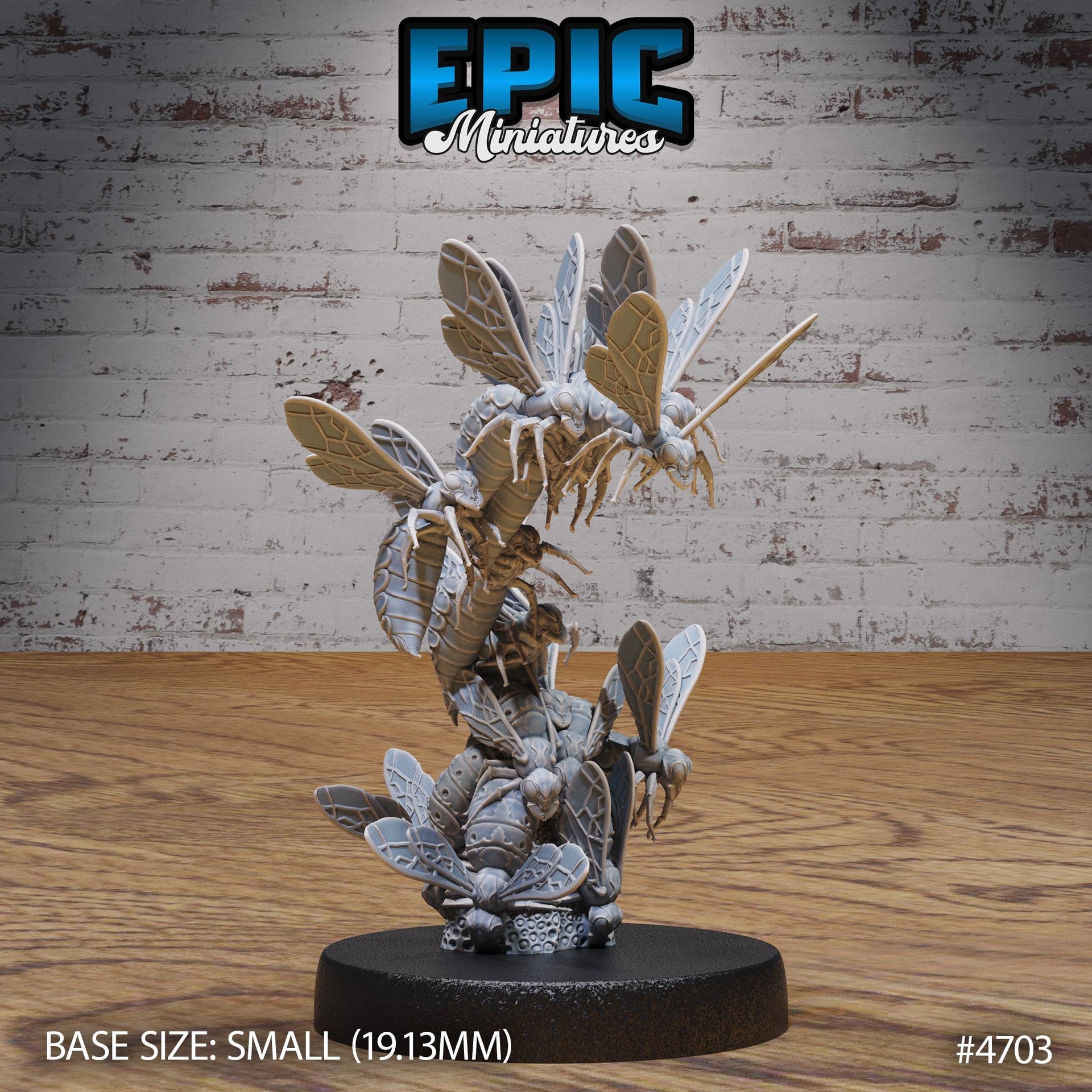 Wasp Swarm - Epic Miniatures | Beast Hunt | 28mm | 32mm | Bee | Hornet