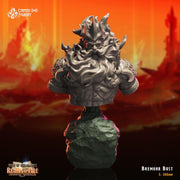 Bremohr the Eternal Flame Bust , Fire Giant Lord - Crippled God Foundry - Realm of Fire | Statue