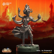 Setra, the Pyromancer - Crippled God Foundry - Realm of Fire | 32mm | Mage | Genasi | Sorcerer