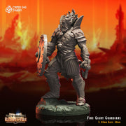 Fire Giant Guardians - Crippled God Foundry - Realm of Fire | 32mm | Champion | Fighter | Warrior | Knight