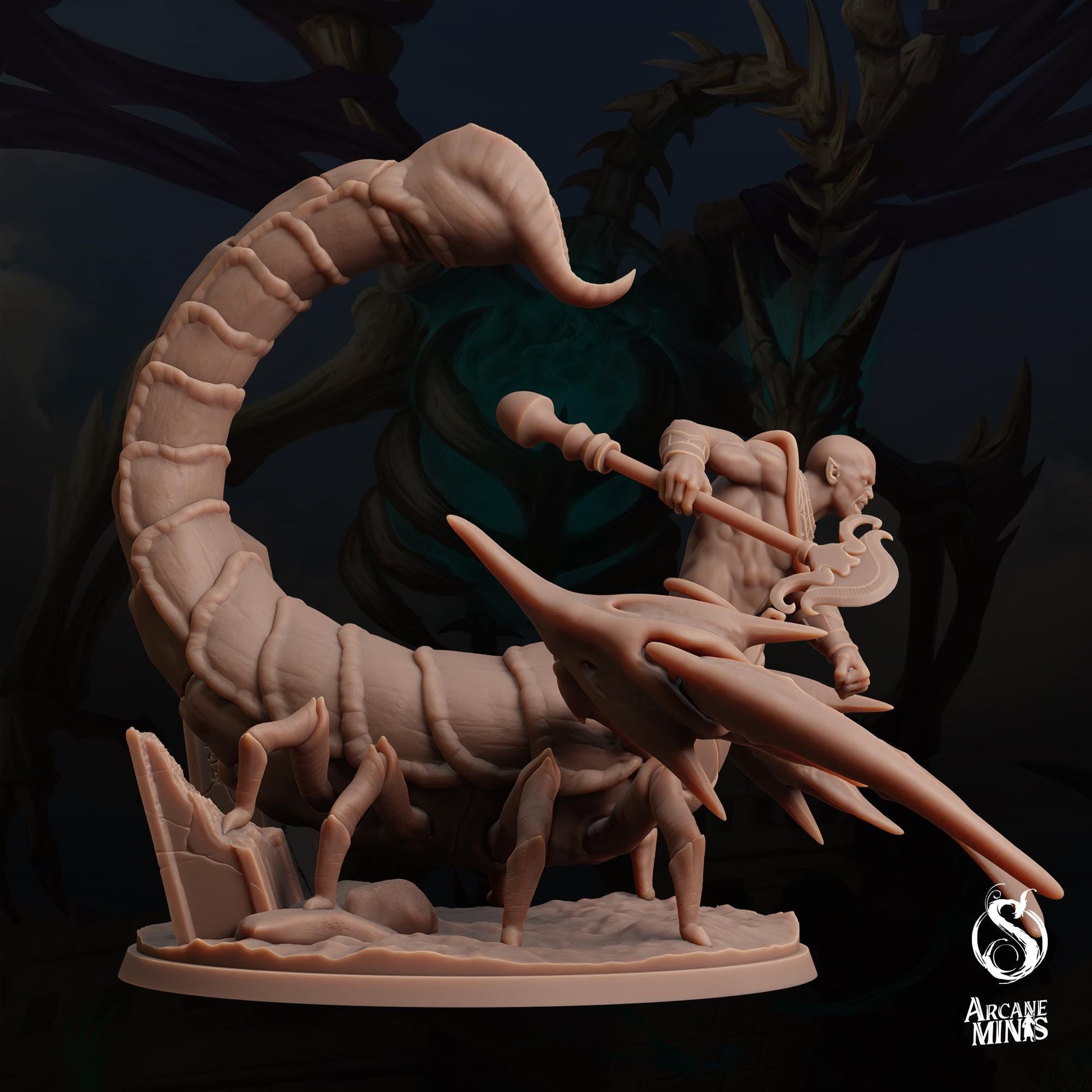 Scorpion Virex - Arcane Minis | Tomb of Extinction | 32mm | Centaur | Guard | Champion