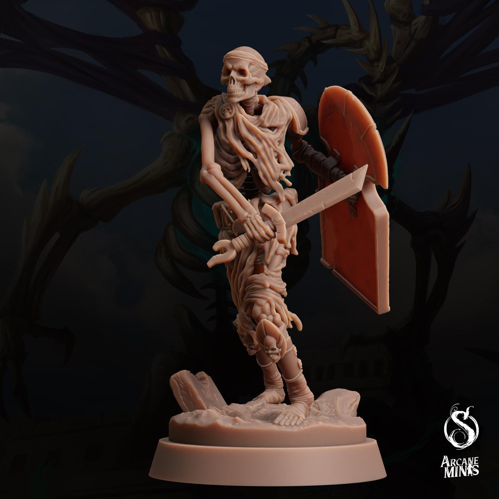 Skeleton Warriors Bowmen - Arcane Minis | Tomb of Extinction | 32mm | Archer | Egypt