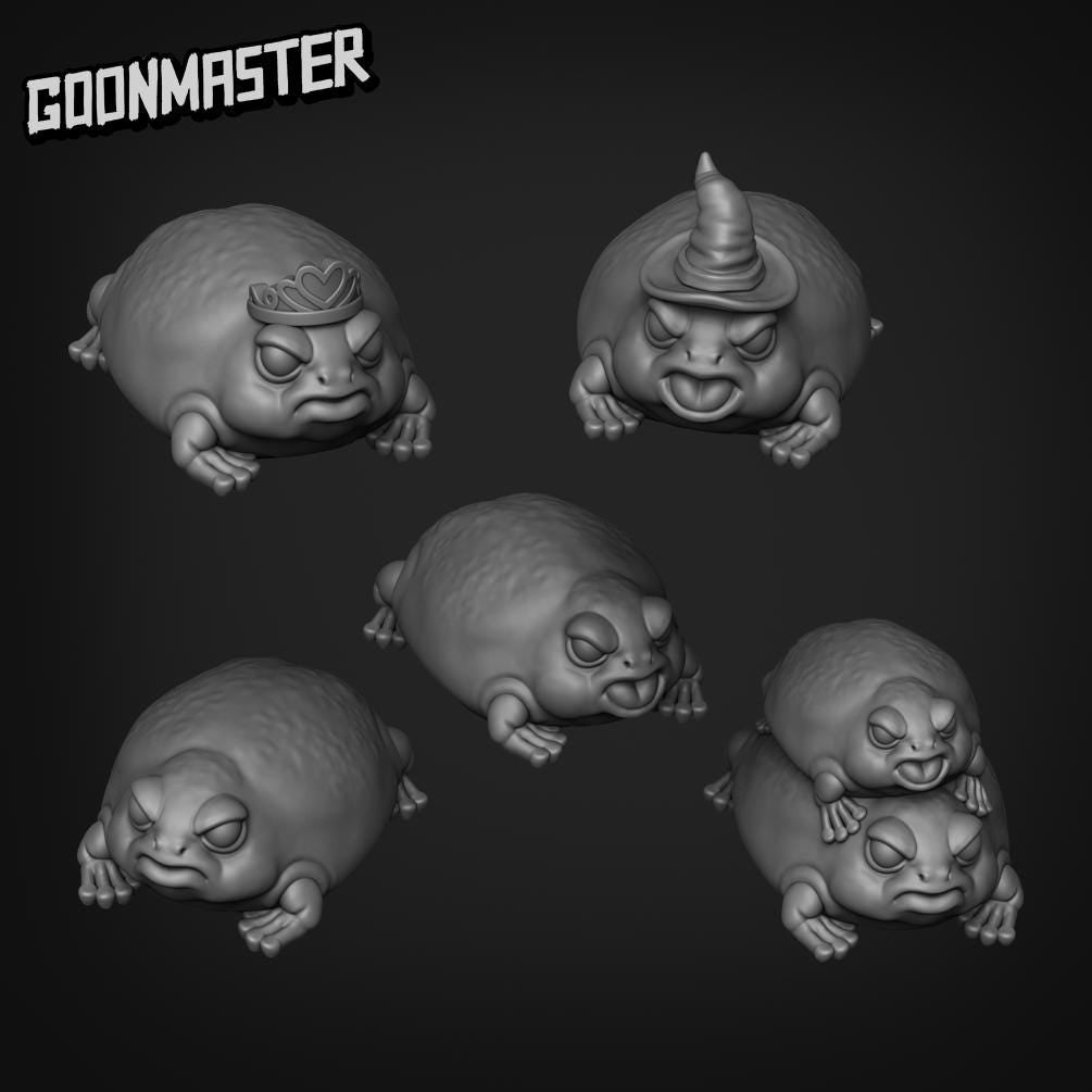 Common Rain Frog - Goonmaster Basing Bits | Miniature | Wargaming | Roleplaying Games | 32mm | Basing Supplies | Toad