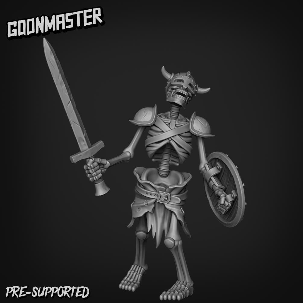 Swamp Skeleton - Goonmaster | Miniature | Wargaming | Roleplaying Games | 32mm | Knight | Corpse