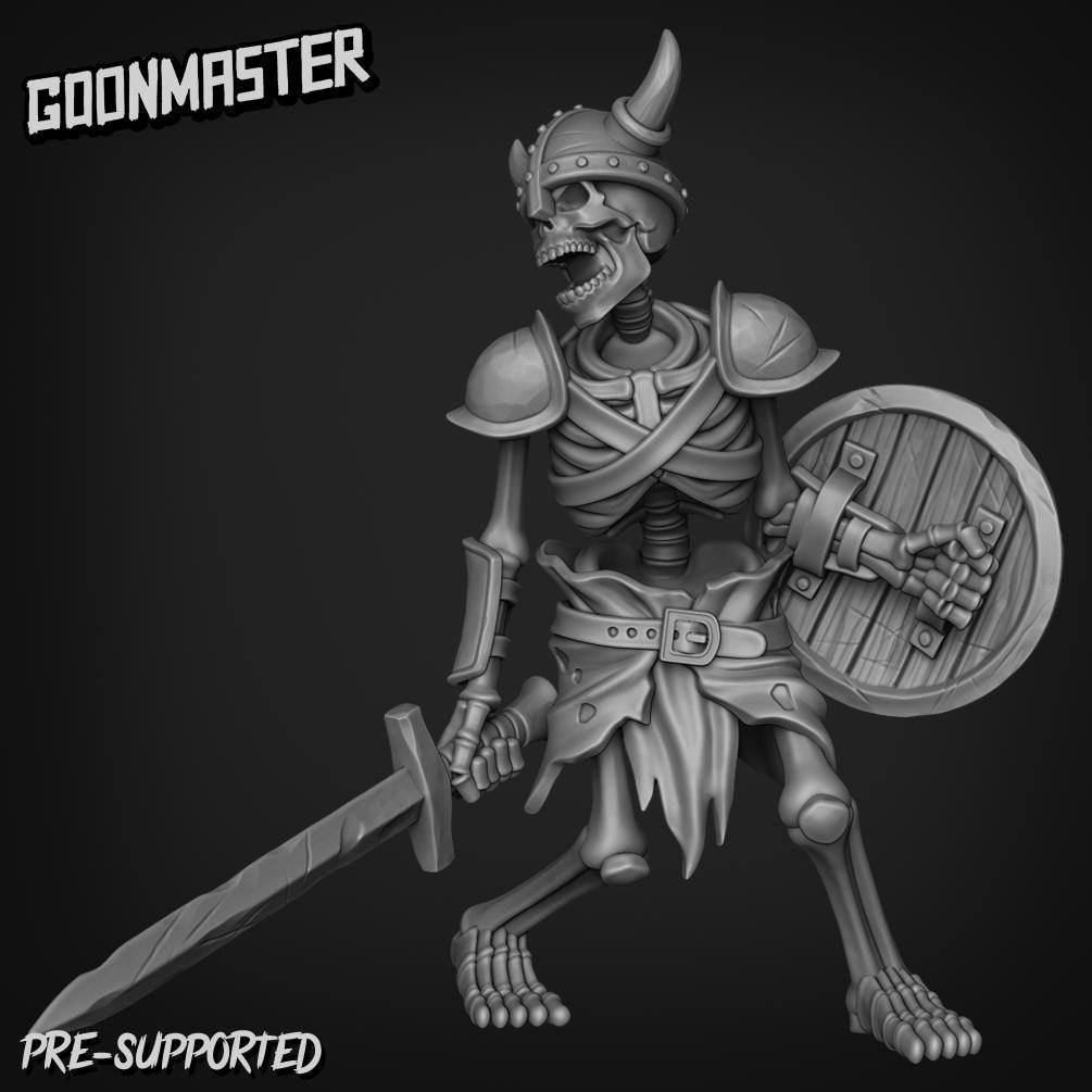 Swamp Skeleton - Goonmaster | Miniature | Wargaming | Roleplaying Games | 32mm | Knight | Corpse