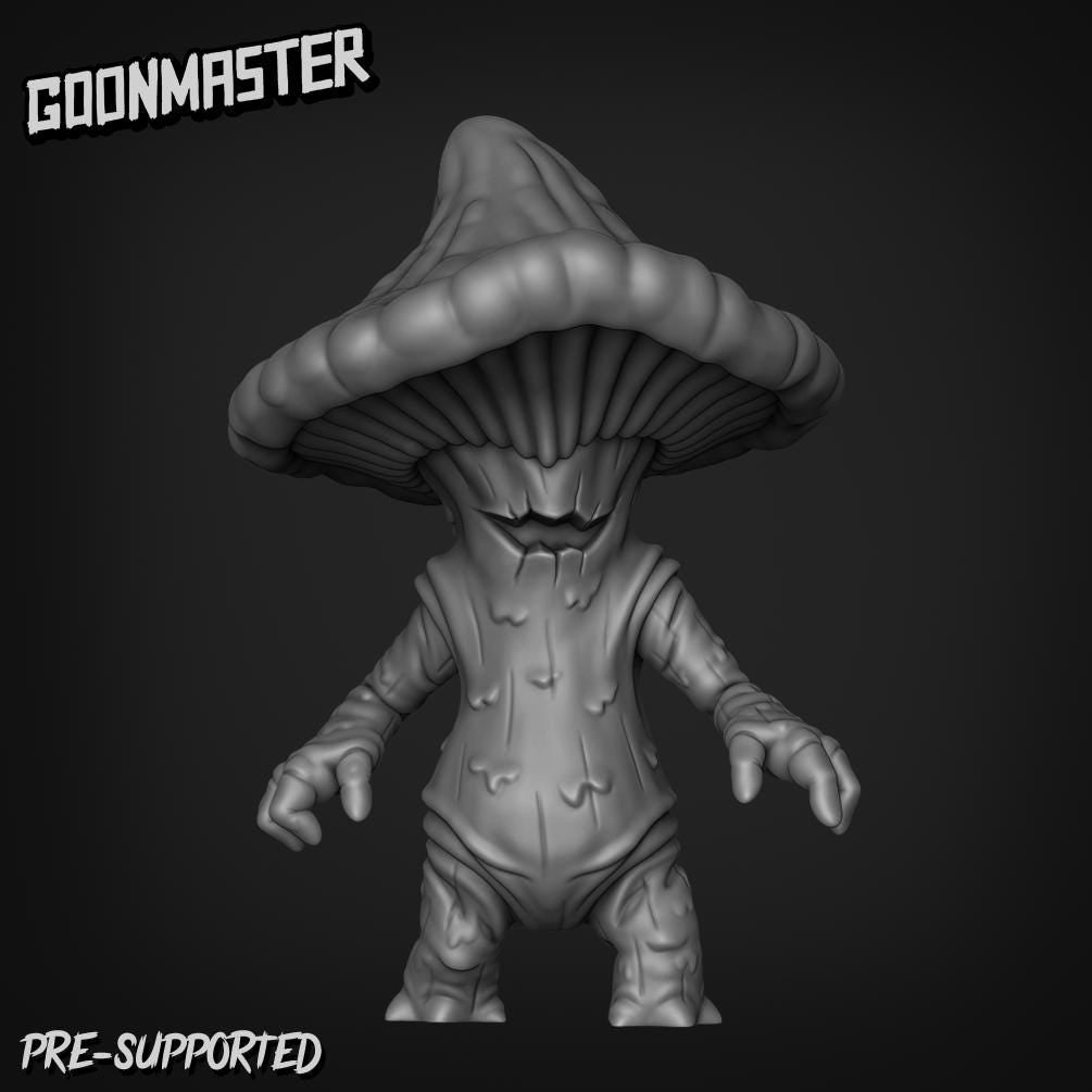 Mushroom Folk - Goonmaster | Miniature | Wargaming | Roleplaying Games | 32mm | FunGuy