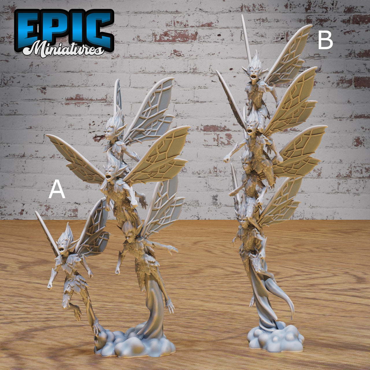 Pixie Swarm - Epic Miniatures | Old Fables | 28mm | 32mm | Fairy | Imp