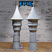 Mimic Tower - Epic Miniatures | Old Fables | 28mm | Wizard | Terrain | Watchtower