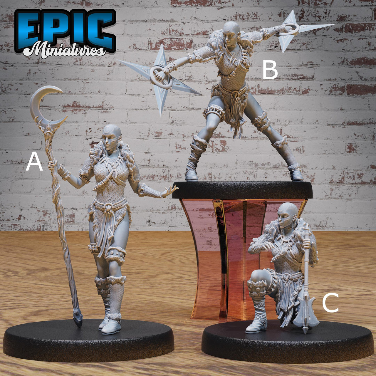 Moon Cultis - Epic Miniatures | Old Fables | 28mm | 32mm | Night Elf | Ranger | Fighter