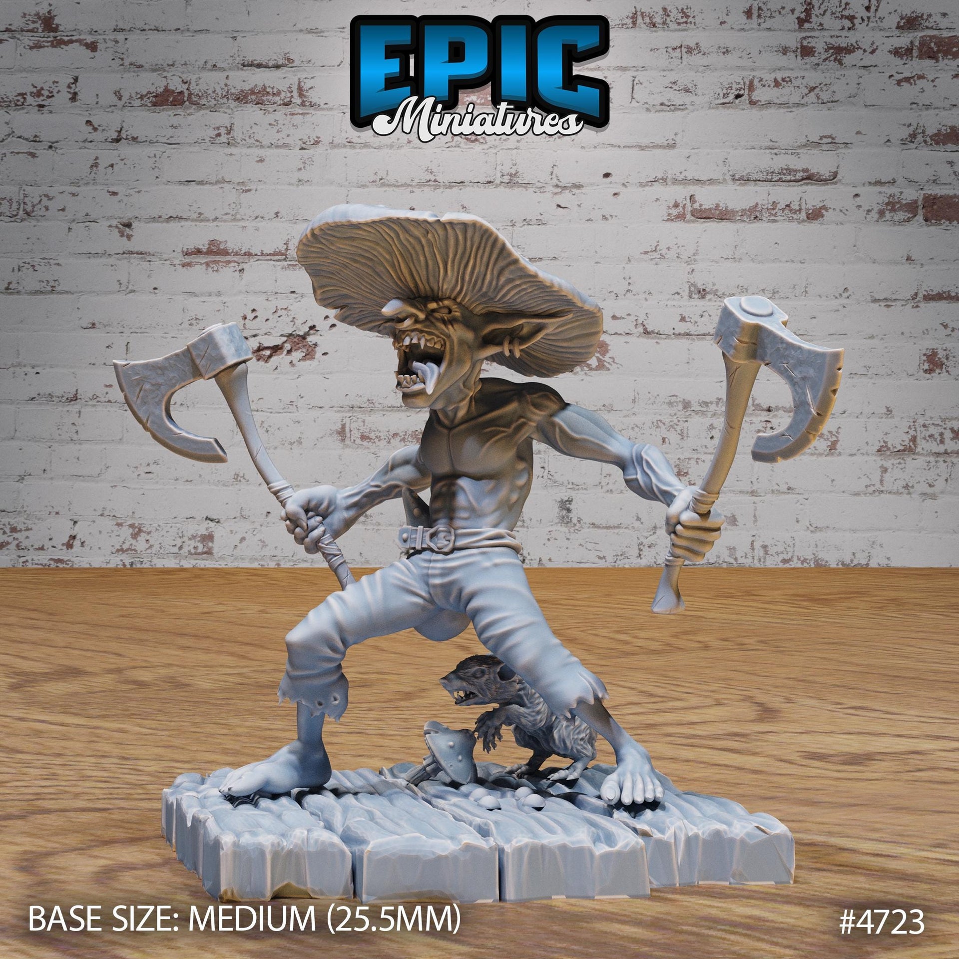 Mushroom Goblin - Epic Miniatures | Old Fables | 28mm | 32mm | Barbarian | Berserker