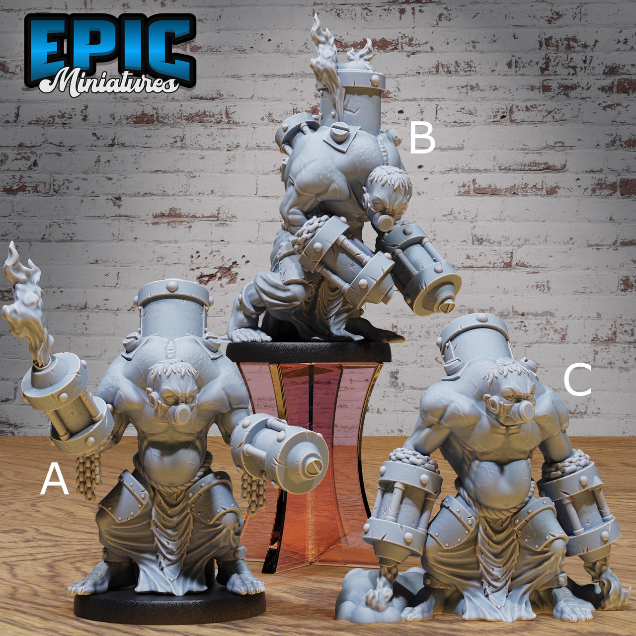 Steam Servant - Epic Miniatures | Steam Society | 28mm | 32mm | Steam Punk | Cyborg | Mutant | Brute