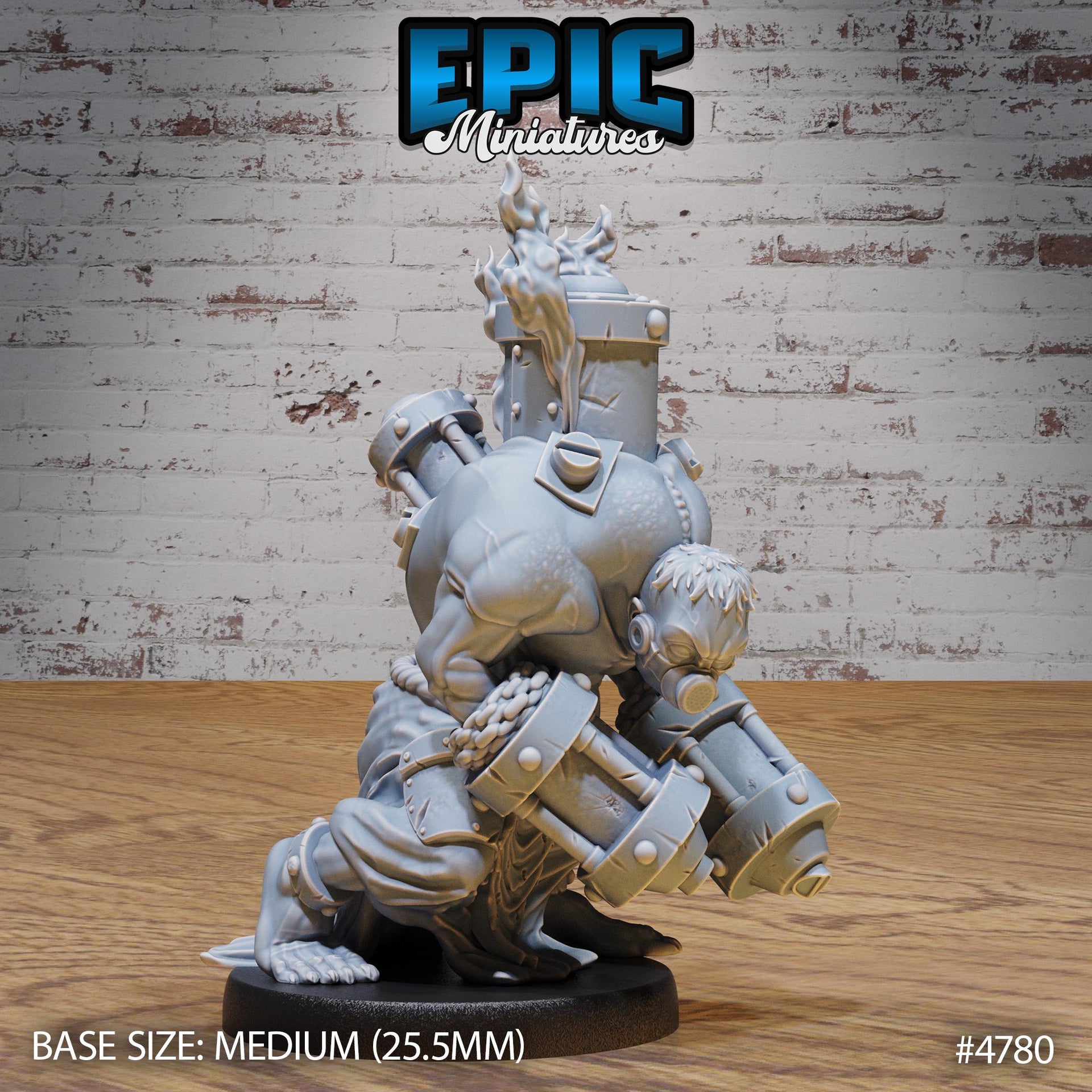 Steam Servant - Epic Miniatures | Steam Society | 28mm | 32mm | Steam Punk | Cyborg | Mutant | Brute